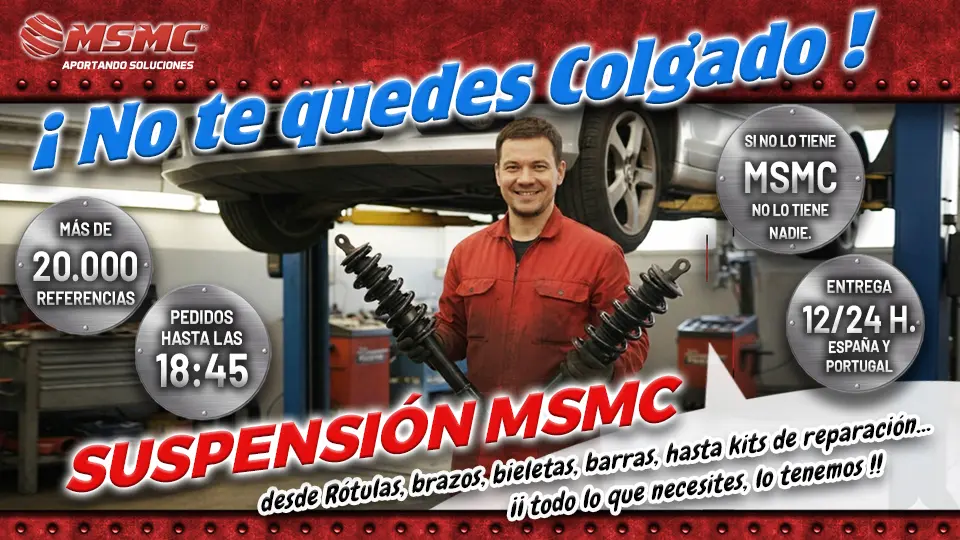 No te quedes colgado: suspensión MSMC 🪝🔧🚗